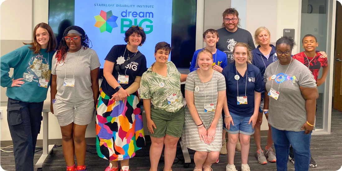 Group of Dream Big Staff and Campers smiling