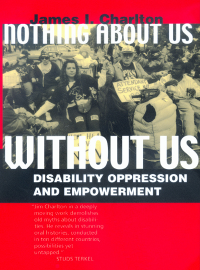 Nothing About Us Without Us by James Charlton book cover