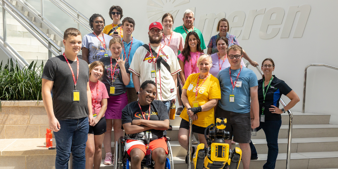 Dream Big Camp group at Ameren.